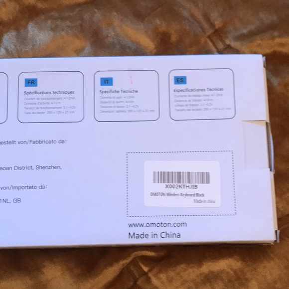 Wireless Keyboard By Omoton, from Amazon - Picture 7 of 12